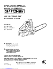 CRAFTSMAN 315.341300 Operator's Manual