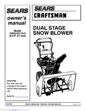 Craftsman C950-52119-3 Owner's Manual