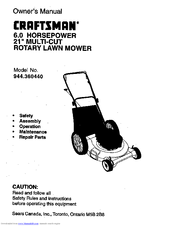 CRAFTSMAN 944.360440 Owner's Manual