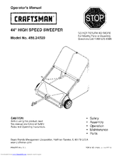 CRAFTSMAN 486.24029 Operator's Manual