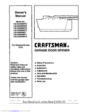 CRAFTSMAN 139.53834SRT3 Owner's Manual
