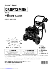 CRAFTSMAN 580.752360 Operator's Manual