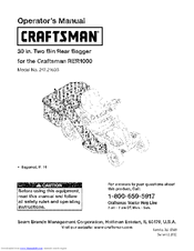 CRAFTSMAN 247.24035 Operator's Manual