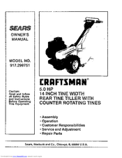 CRAFTSMAN 917-299751 Owner's Manual
