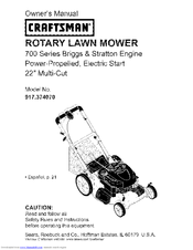 CRAFTSMAN 917.374070 Owner's Manual