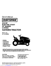 CRAFTSMAN 917.275030 Owner's Manual