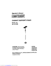 Craftsman 351.241300 Operator's Manual
