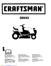 CRAFTSMAN 25O43 Instruction Manual