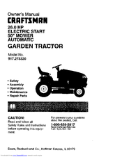 CRAFTSMAN 917.273320 Owner's Manual