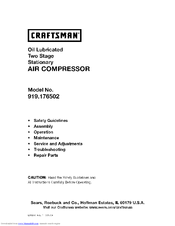 CRAFTSMAN 919.176502 Operator's Manual