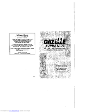 Fitness Quest GAZELLE SUPRAPRO Owner's Manual