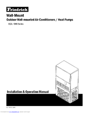 Friedrich OHS24K Installation & Operation Manual