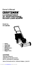 CRAFTSMAN 917.387282 Owner's Manual