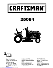 CRAFTSMAN 25084 Instruction Manual