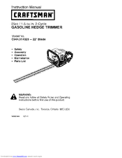 CRAFTSMAN C944.514323 Instruction Manual
