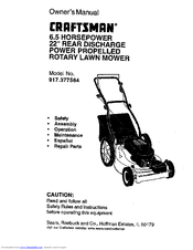 CRAFTSMAN 917.377564 Owner's Manual