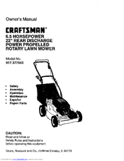 CRAFTSMAN 917.377543 Owner's Manual