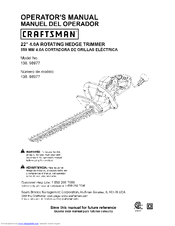 CRAFTSMAN 138.98977 Operator's Manual