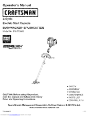 CRAFTSMAN Incredi-Pull 316.725860 Operator's Manual