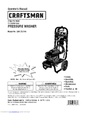 CRAFTSMAN 580.752241 Operator's Manual