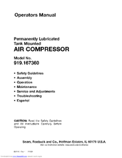 CRAFTSMAN 919.167360 Operators Operator's Manual