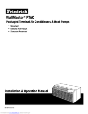 Friedrich WallMaster PX Series Installation & Operation Manual