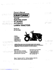 CRAFTSMAN 917.271640 Owner's Manual
