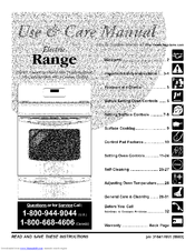 Frigidaire FEFL79HCB Use & Care Manual