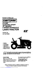 CRAFTSMAN EZ3 917.271830 Owner's Manual