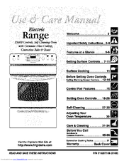 Frigidaire GLEF396ASC Use & Care Manual