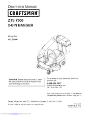 CRAFTSMAN 107.24906 Operator's Manual