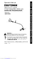 CRAFTSMAN WEEDWACKER 358.742420 Operator's Manual