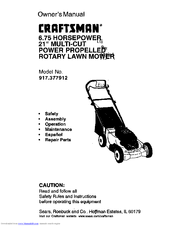 CRAFTSMAN 917.377912 Owner's Manual