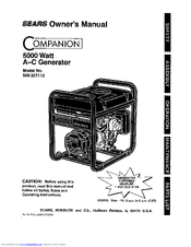 COMPANION 580.327112 Owner's Manual