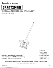 CRAFTSMAN 316.792570 Operator's Manual