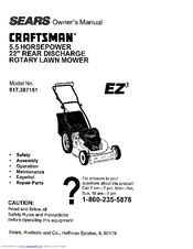 CRAFTSMAN EZ3 917.387151 Owner's Manual