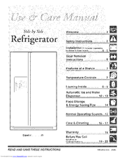 Frigidaire FRS26HR4DQ3 Use & Care Manual