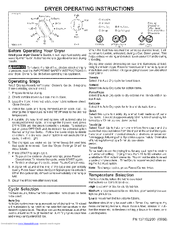 Frigidaire LGQ1452KS0 Manual