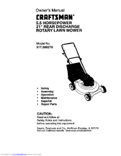 CRAFTSMAN 917.388270 Owner's Manual