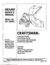 CRAFTSMAN 247.795890 Owner's Manual