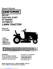 CRAFTSMAN 917.272441 Owner's Manual