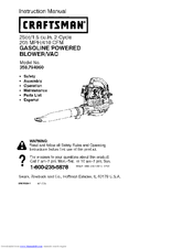 CRAFTSMAN 358.794960 Instruction Manual
