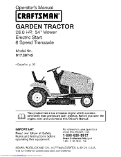 CRAFTSMAN 917.28745 Operator's Manual