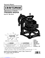 CRAFTSMAN 580.750700 Operator's Manual