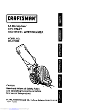 CRAFTSMAN 536.773520 Operating Instructions Manual