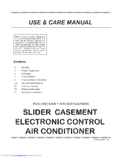 Frigidaire FAK104R1V12 Use & Care Manual