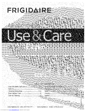 Frigidaire FAQG7017KA0 Use & Care Manual