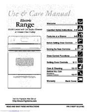 Frigidaire FEF336ASB Use & Care Manual