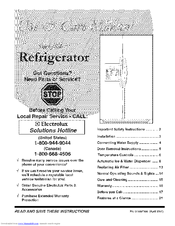 Frigidaire GHSC39EGPB2 Use & Care Manual