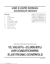 Frigidaire FAM187R2A1 Use & Care Manual